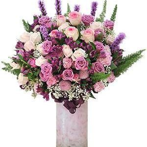 Hoa Bình Hoa Sinh Nhật Hoa Chúc Mừng Lễ Tình Nhân Hoàng hôn tím